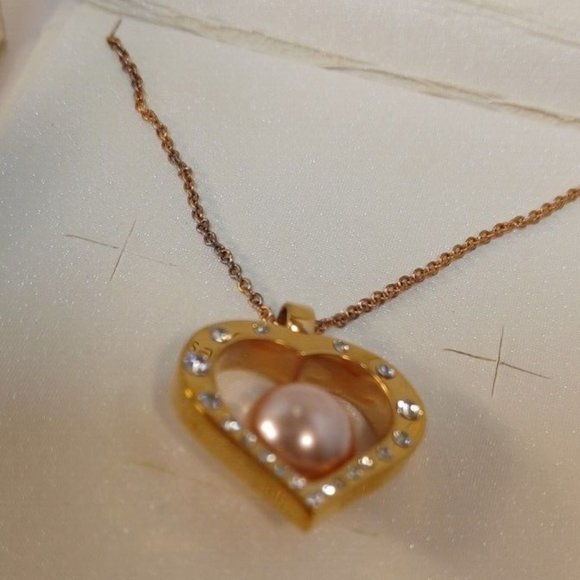 MISAKI NECKLACE Heart Shaped -NEW- Box Shipping with Tracking! - Picture 9 of 14